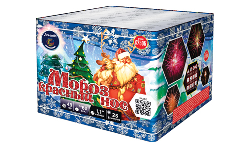  Батарея салютов Мороз Красный Нос  в Симферополе