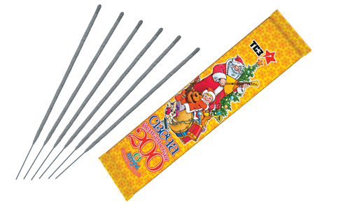  Бенгальские свечи 6 шт 200 мм в пакете  в Симферополе